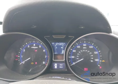 2013 Hyundai Veloster Turbo W/Blue from USA, damaged, VIN KMHTC6AE8DU128479